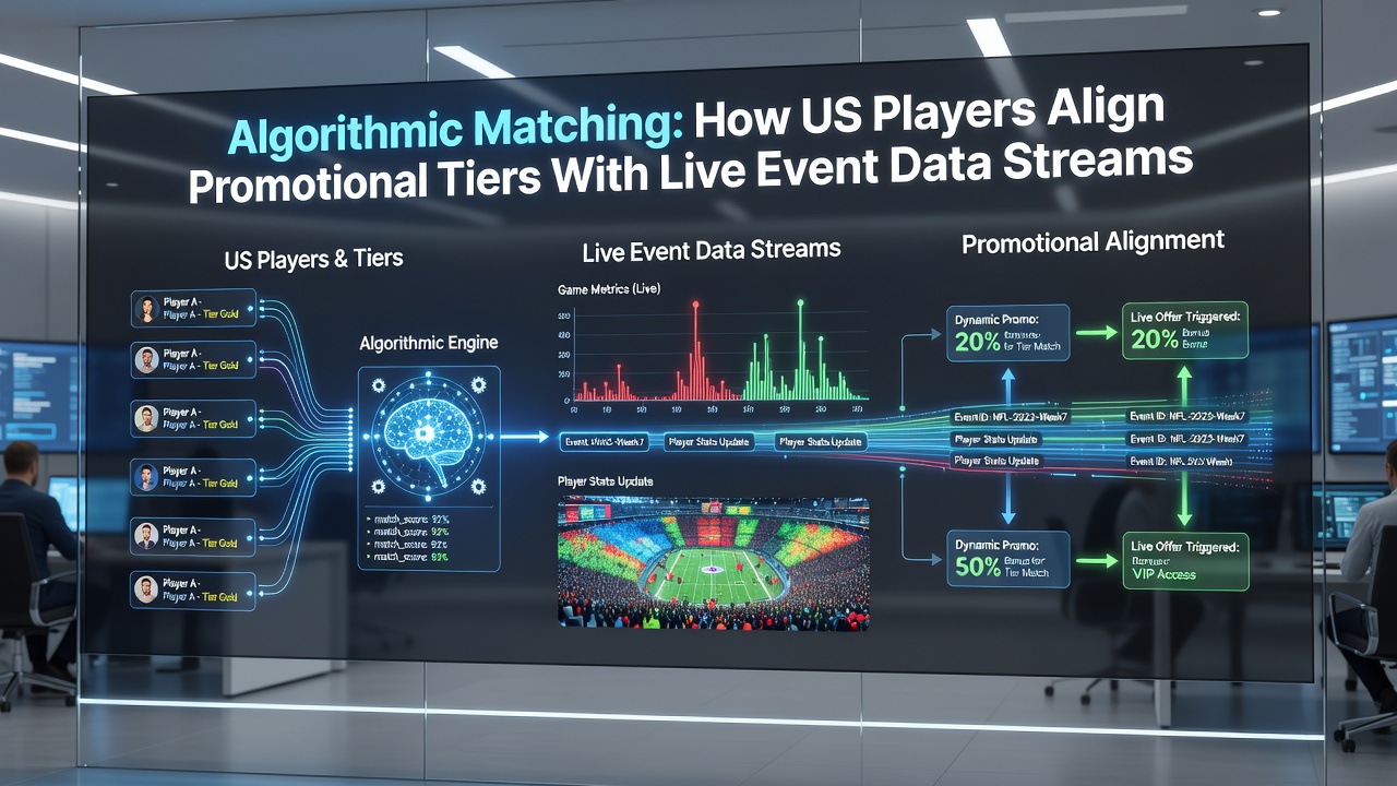 Dashboard interface showing real-time data streams aligned with promotional tier progress for US users
