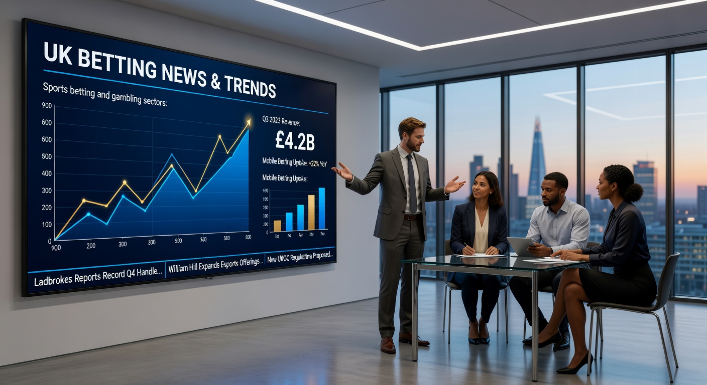 Digital graphic showing offshore gambling sites accessible on UK devices, with regulatory barriers crumbling in the background