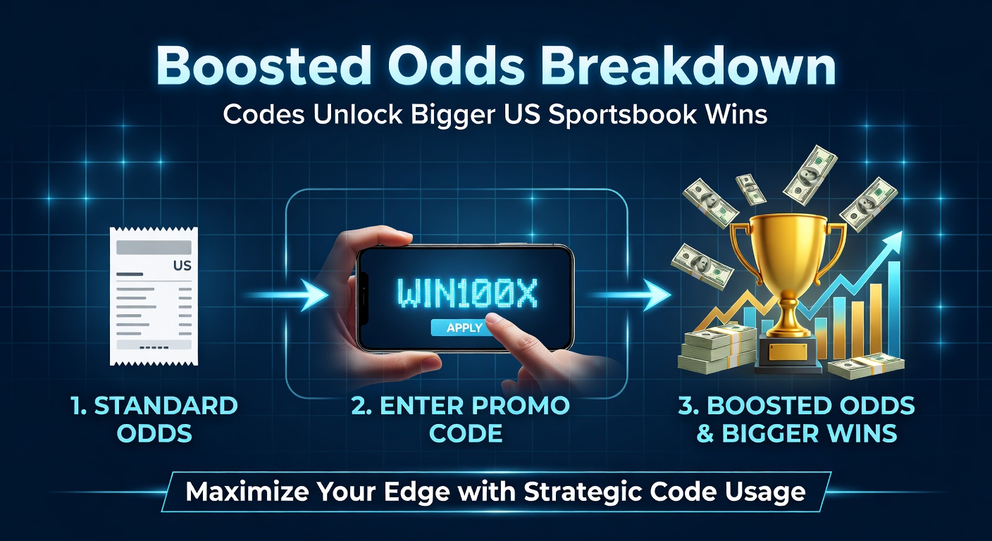 Sportsbook app displaying boosted odds on a basketball game with promo code entry screen
