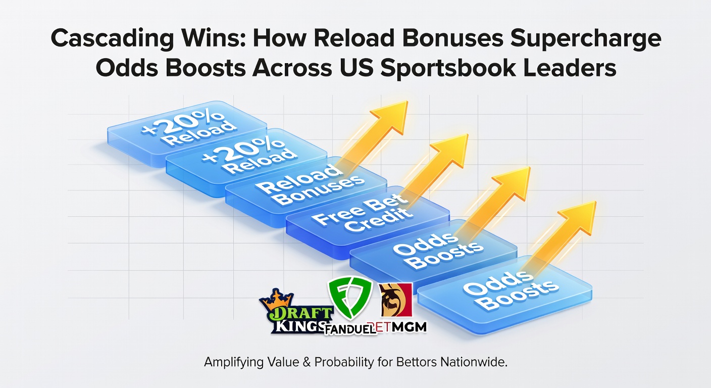 Graph illustrating rising bet volumes from reload bonuses and odds boosts in March 2026 US sportsbooks