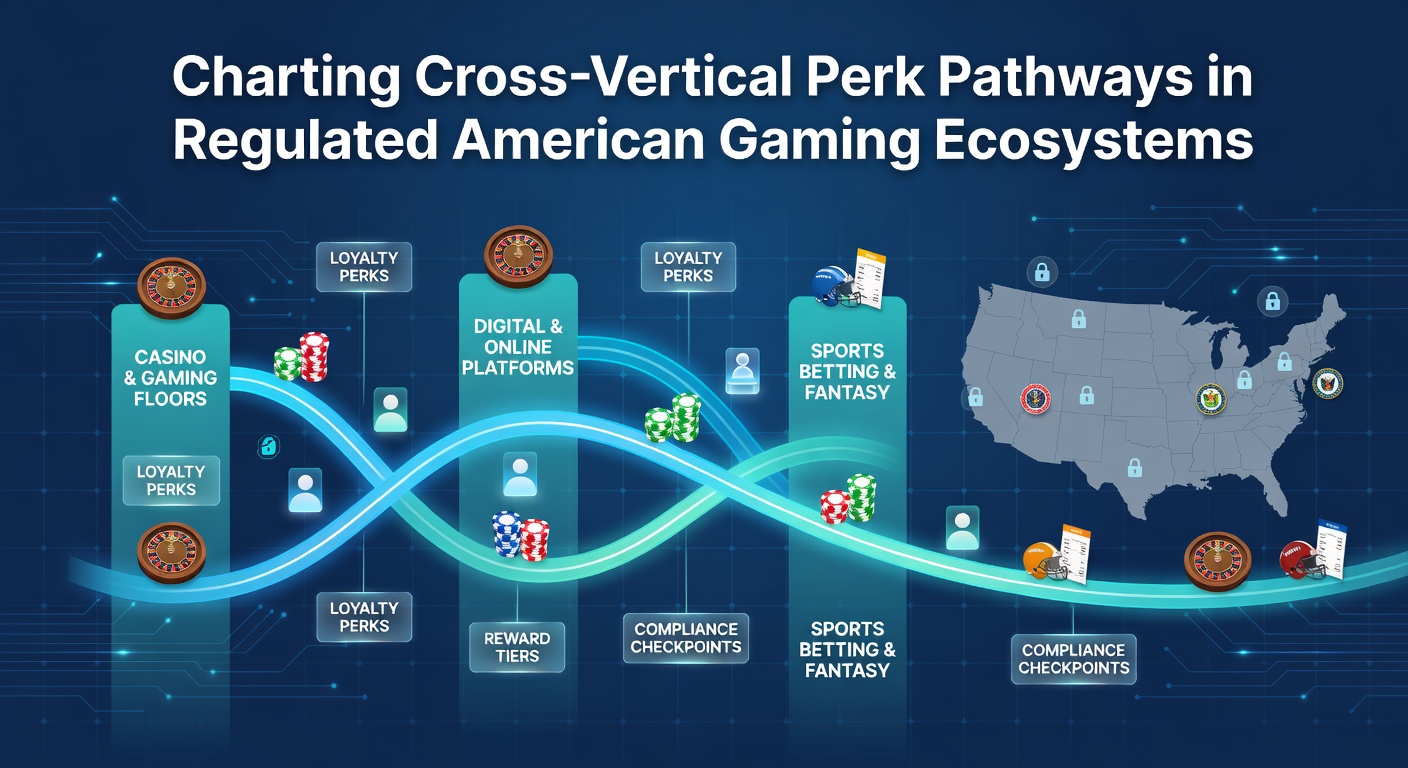 Overview of cross-vertical perk structures in US gaming markets showing interconnected loyalty systems across states