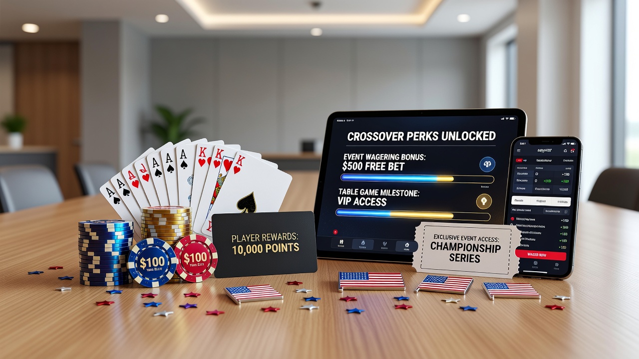 Detailed view of loyalty point conversion between casino tables and sports wagering accounts