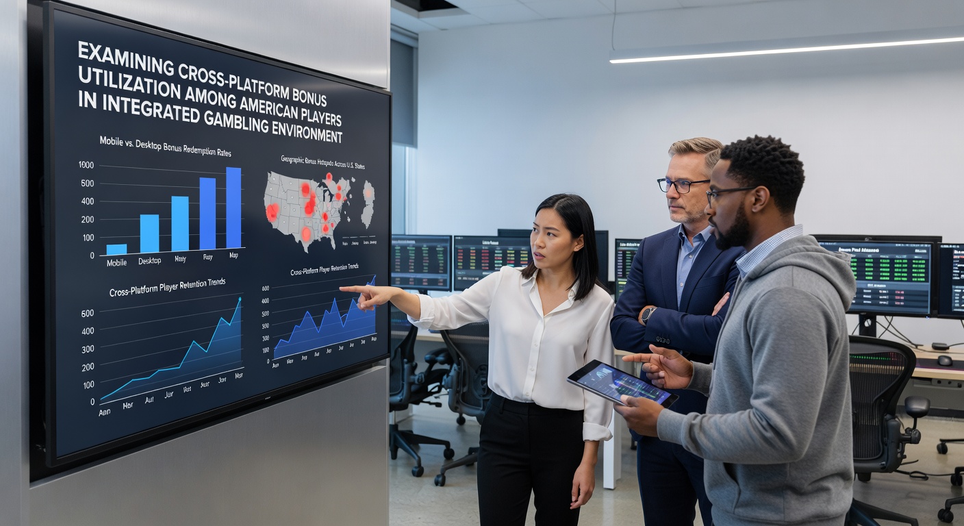 Data visualizations and charts displaying cross-platform bonus utilization trends among American players in May 2026