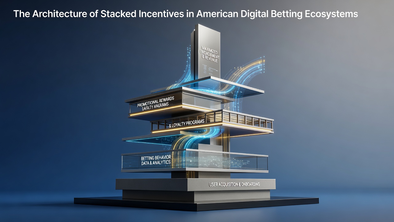 Digital interface showing multiple overlapping bonus structures in a US sportsbook application